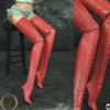 Disco Night Red Stockings 16